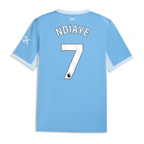 Manchester City Iliman Ndiaye #7 Replika Hemmatröja 2026-27 Kortärmad
